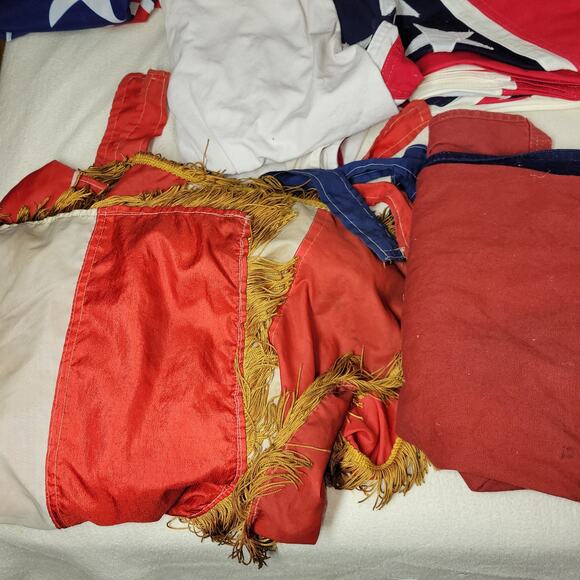 Vintage Lot of Civil War Flags Reproduction Union Confederacy - Picture 8 of 12